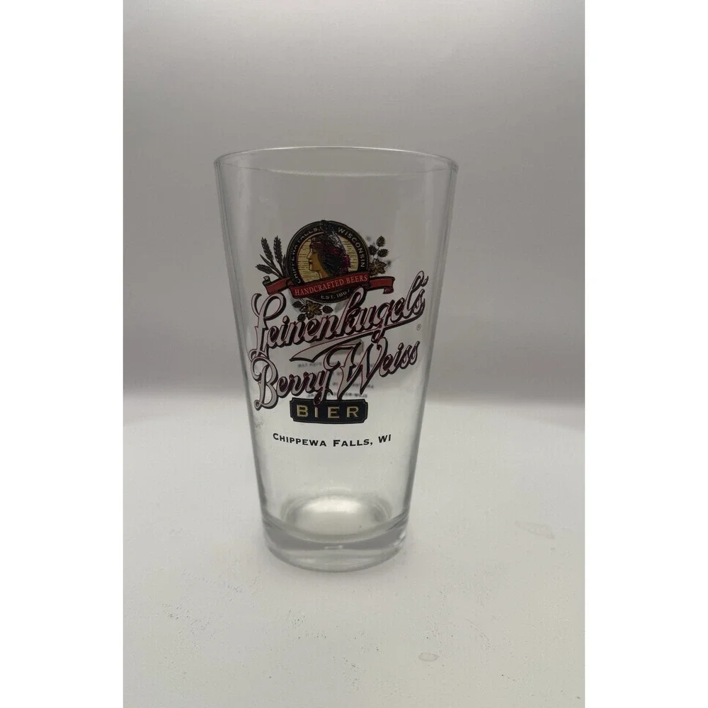 Leinenkugels Beer Glasses Fish Series Crappie, Musky And Bluegill Set Of 3